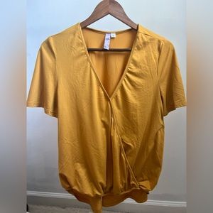 Mustard blouse
